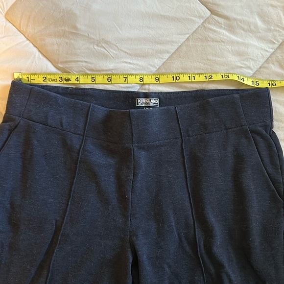Kirkland Ladies Comfort Pant heathered navy blue - Picture 3 of 9